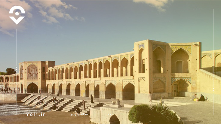 معماری خاص پل خواجو اصفهان
