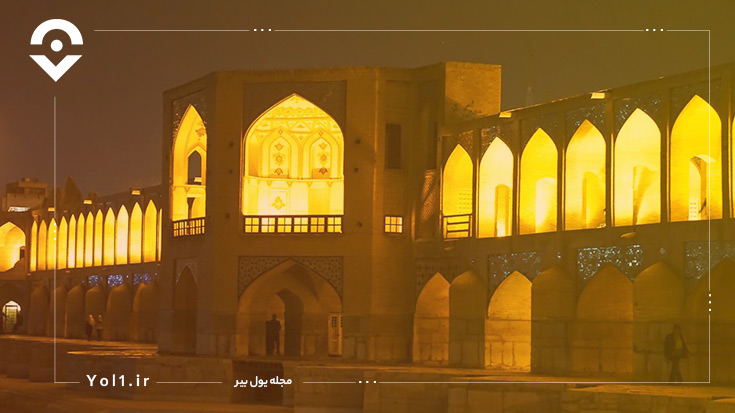 عکس اصفهان در شب