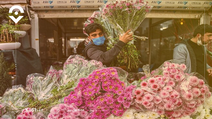 انواع گل های موجود در بازار گل امام رضا