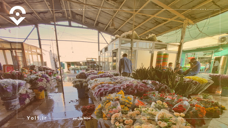 عکس‌های بازار گل امام رضا